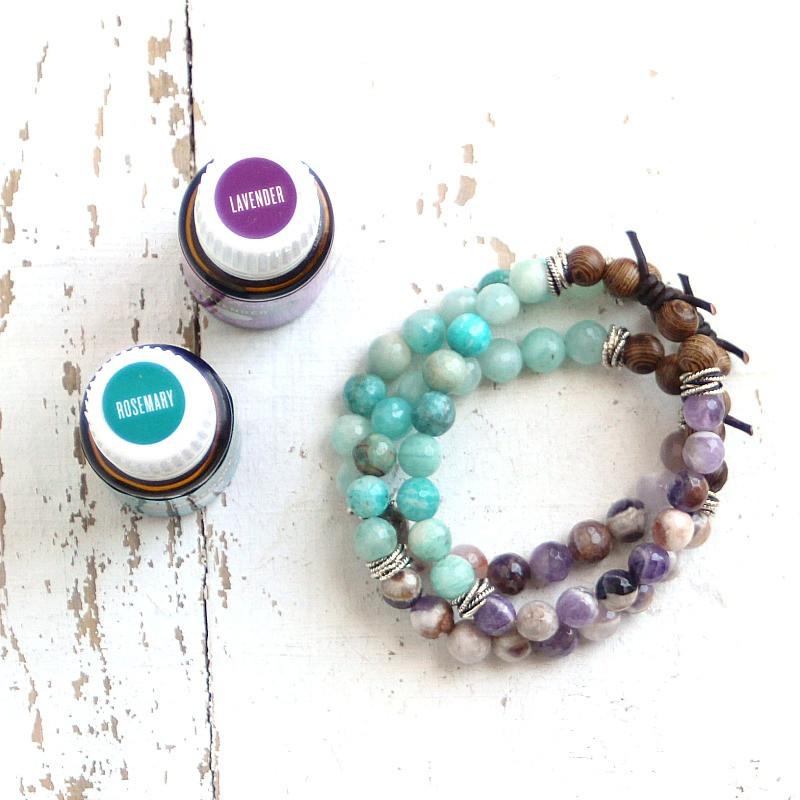 Essential Oil Diffuser Bracelet Blend of the Day | Lavender + Rosemary - Charliemadison Originals LLC