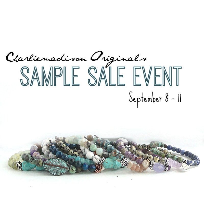 Online Sample Sale - Sept 8 - 11, 2016 - Charliemadison Originals LLC