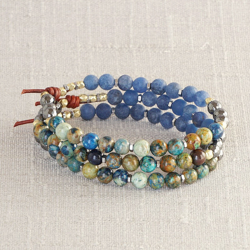 Abundance Mini Bracelet Stack of Three, Empowerment Collection, Positive Mindset, Opportunity, Abundant, Inspire, Gratitude