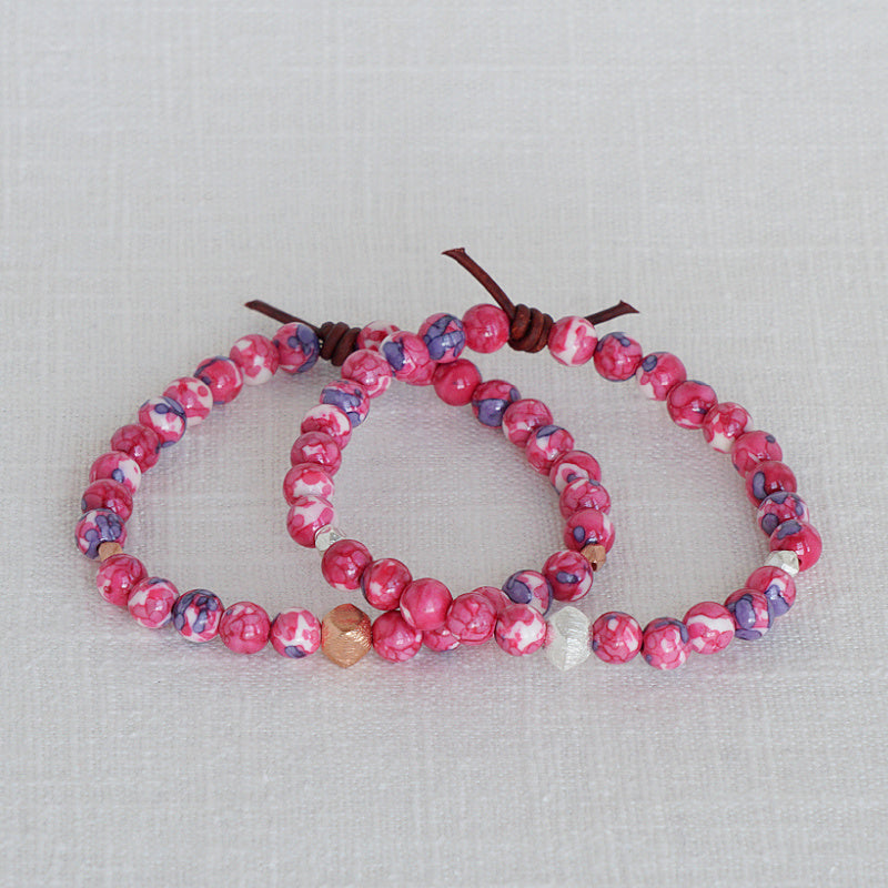 Red Jade Affirmation Mini Bracelet | Choose your Affirmation