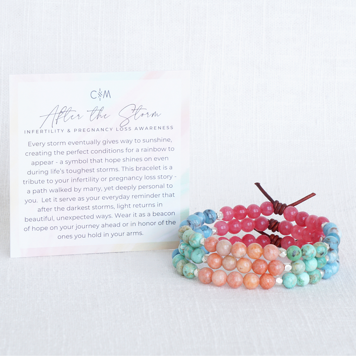 After the Storm Mini Bracelet | An Infertility & Pregnancy Loss Awareness Bracelet