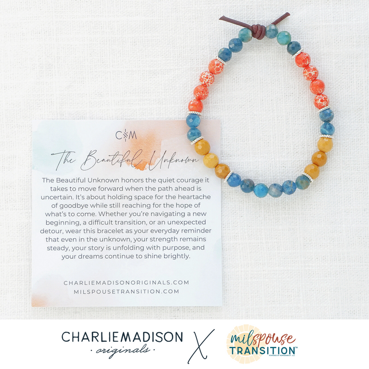 The Beautiful Unknown Mini Bracelet | Milspouse Transition x Charliemadison Collaboration