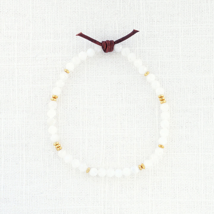 Birthstone Tiny Stacker Bracelet