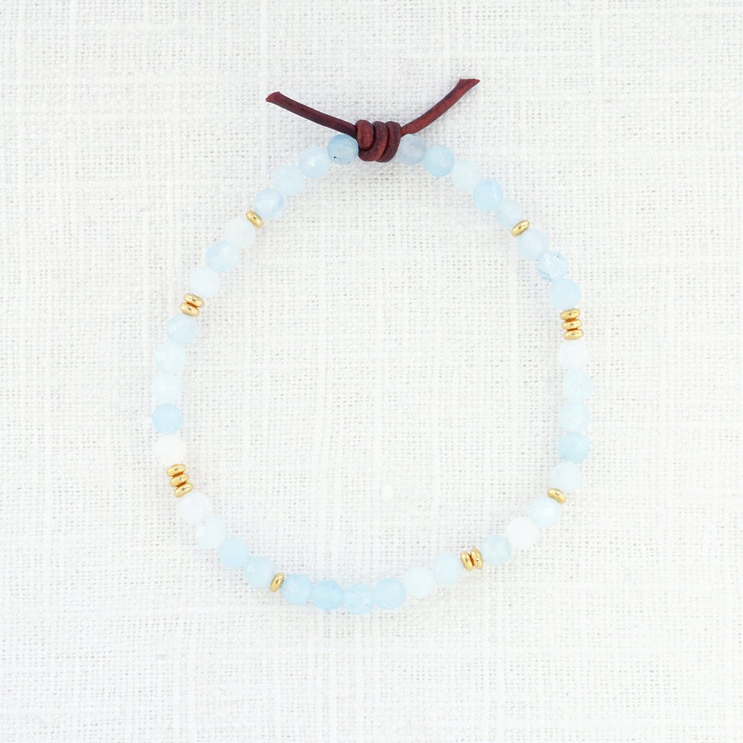 Birthstone Tiny Stacker Bracelet