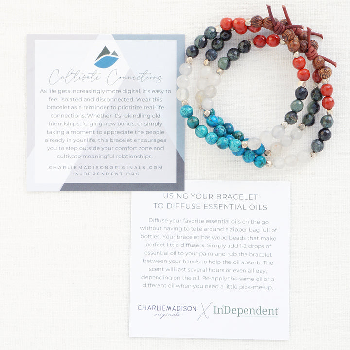 Cultivate Connections Mini Bracelet | Independent X Charliemadison Collaboration