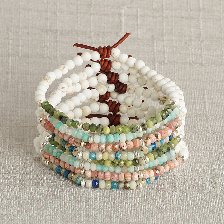 Dream Big Bracelet - Rhodocrosite | Tiny Stacker
