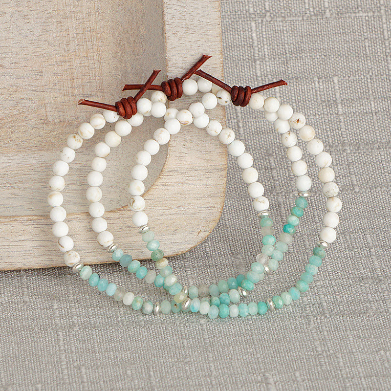 Dream Big Bracelet - Peru Amazonite | Tiny Stacker
