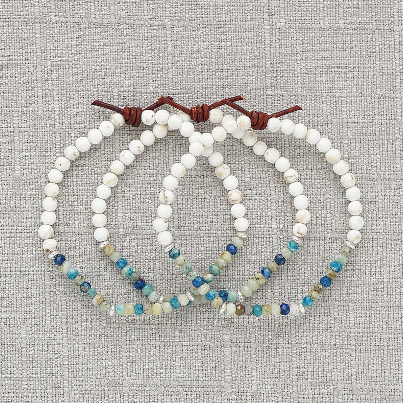 Dream Big Bracelet - Azurite | Tiny Stacker