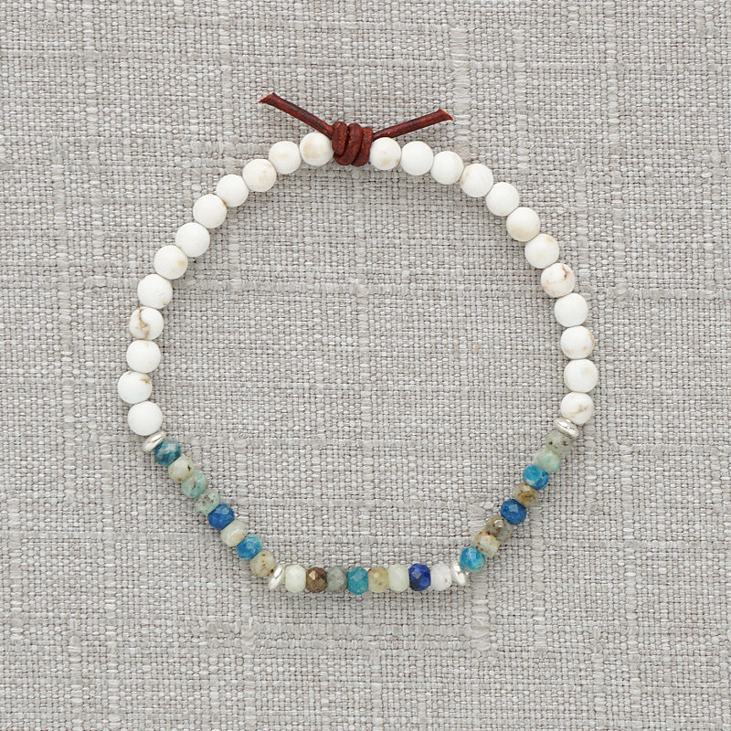 Dream Big Bracelet - Azurite | Tiny Stacker