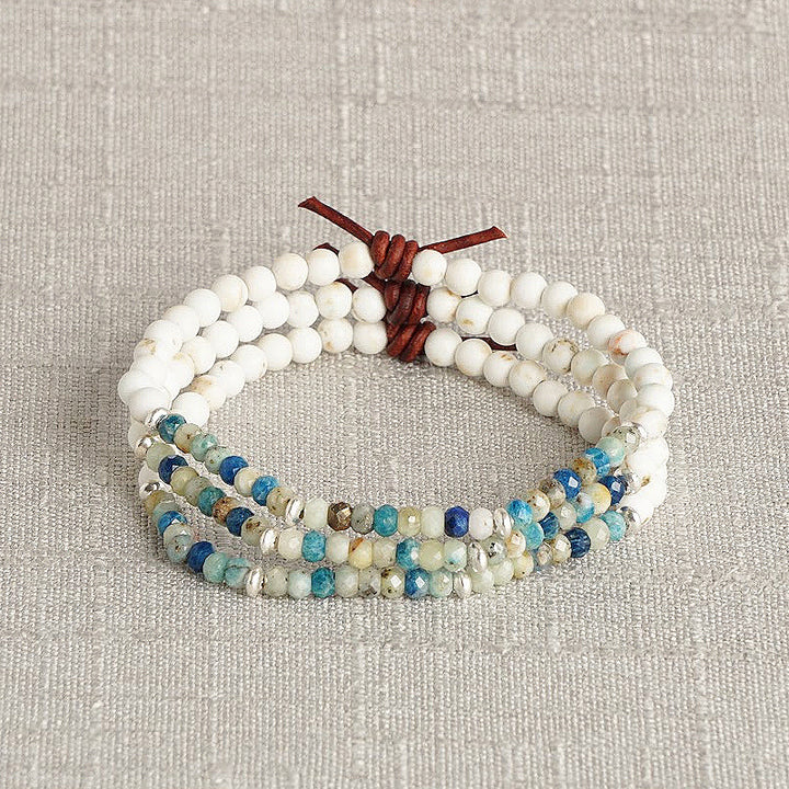 Dream Big Bracelet - Azurite | Tiny Stacker