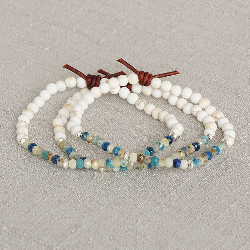Dream Big Bracelet - Azurite | Tiny Stacker
