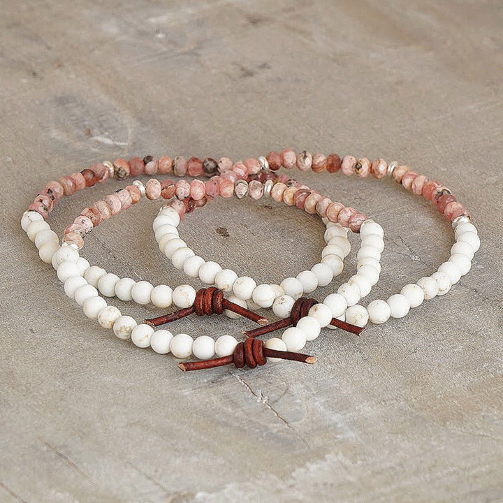 Dream Big Bracelet - Rhodocrosite | Tiny Stacker