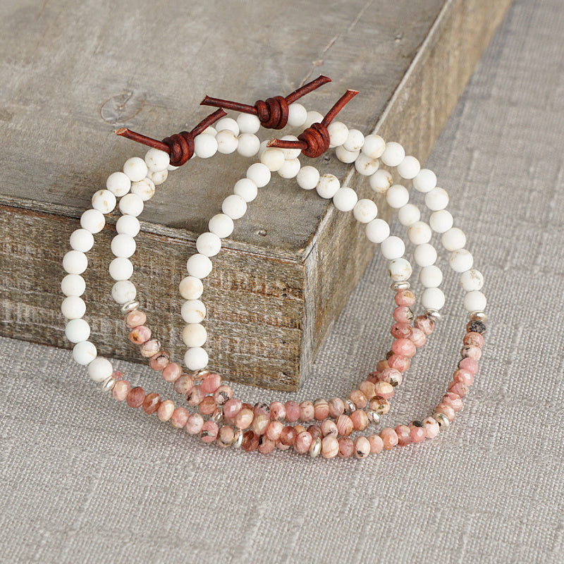 Dream Big Bracelet - Rhodocrosite | Tiny Stacker
