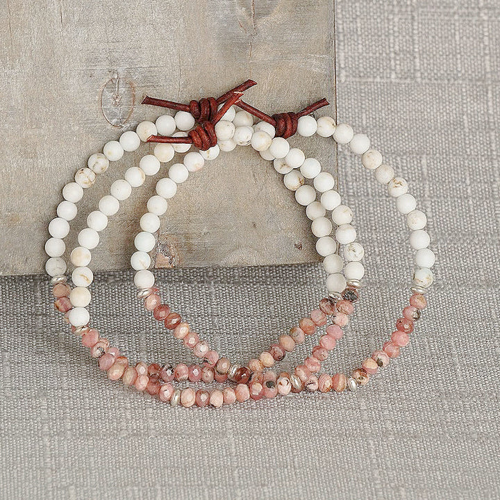 Dream Big Bracelet - Rhodocrosite | Tiny Stacker