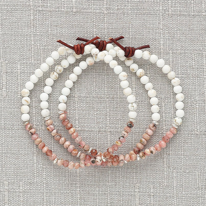 Dream Big Bracelet - Rhodocrosite | Tiny Stacker