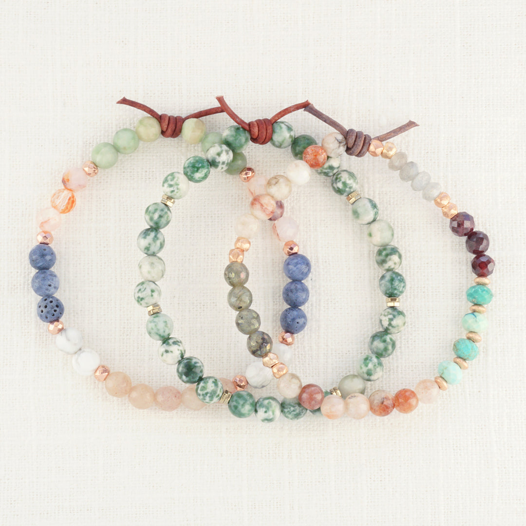 Growth Over Comfort Stack | Set of 3 Bracelets