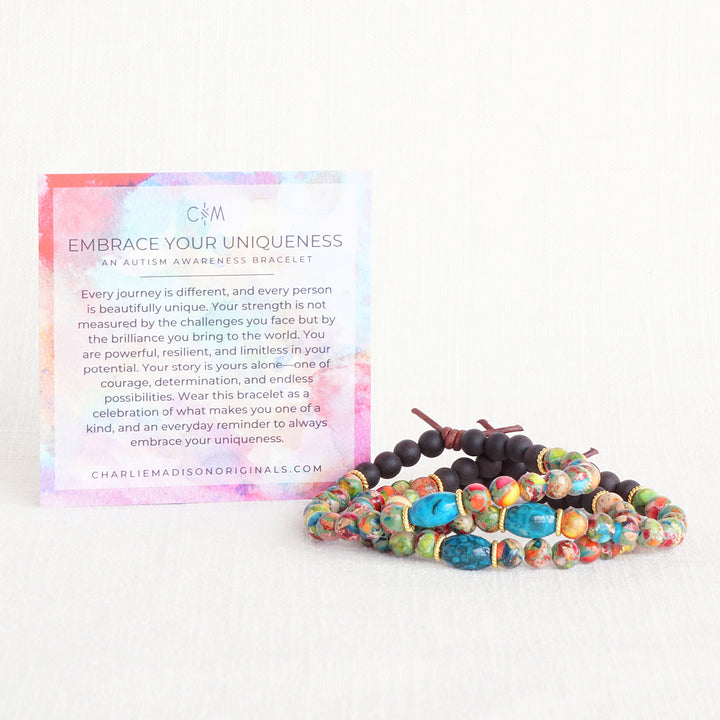 Embrace Your Uniqueness Mini Bracelet | An Autism Awareness Bracelet