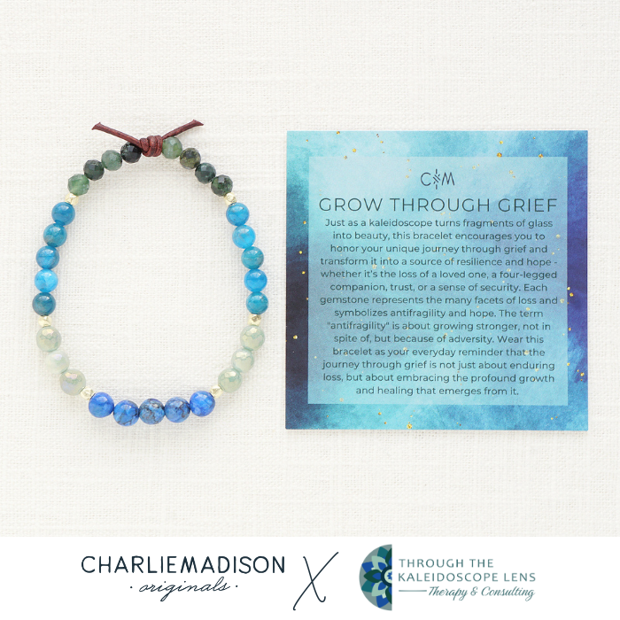 Grow Through Grief Mini Bracelet | A Military Spouse Collaboration