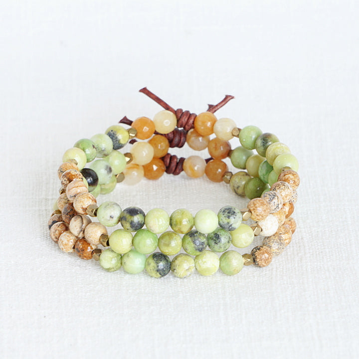 In My Heart Army Bracelet Stack of 3, Military Tribute Bracelet, Support The Troops, PCS, Deployment, Military Spouse Jewelry