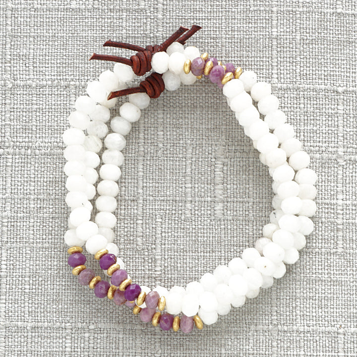 Little Notes of Love Mini Bracelet - Moonstone | Giftable Jewelry