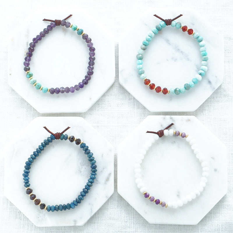 Little Notes of Love Mini Bracelet - Moonstone | Giftable Jewelry