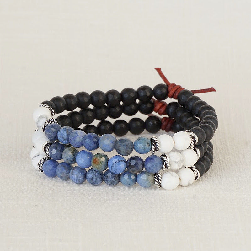 Love My LEO Mini Bracelet Stack of Three, LEO Family, Law Enforcement, Law Enforcement Family, LEO Wife, LEO Spouse