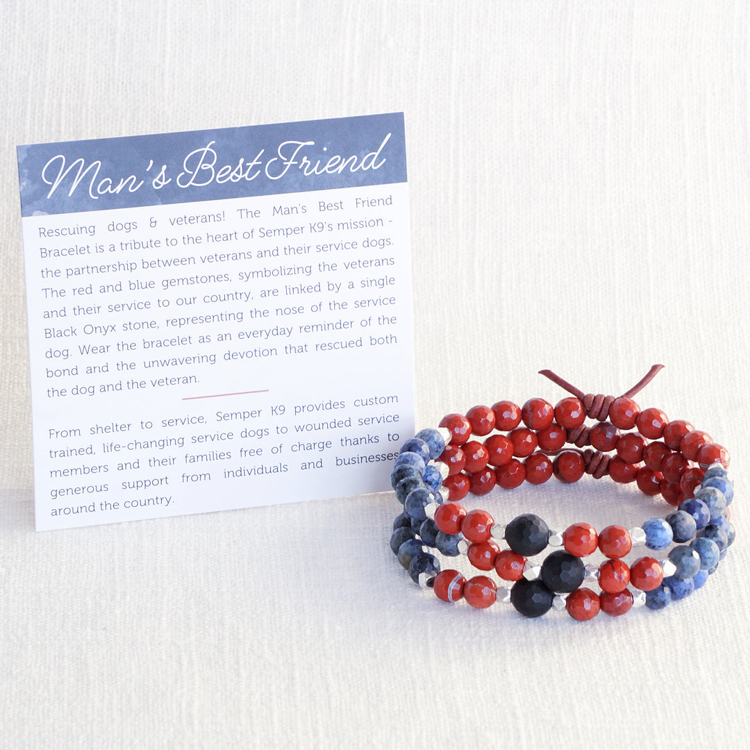Man's Best Friend Mini Bracelet | Semper K9 X Charliemadison Collaboration