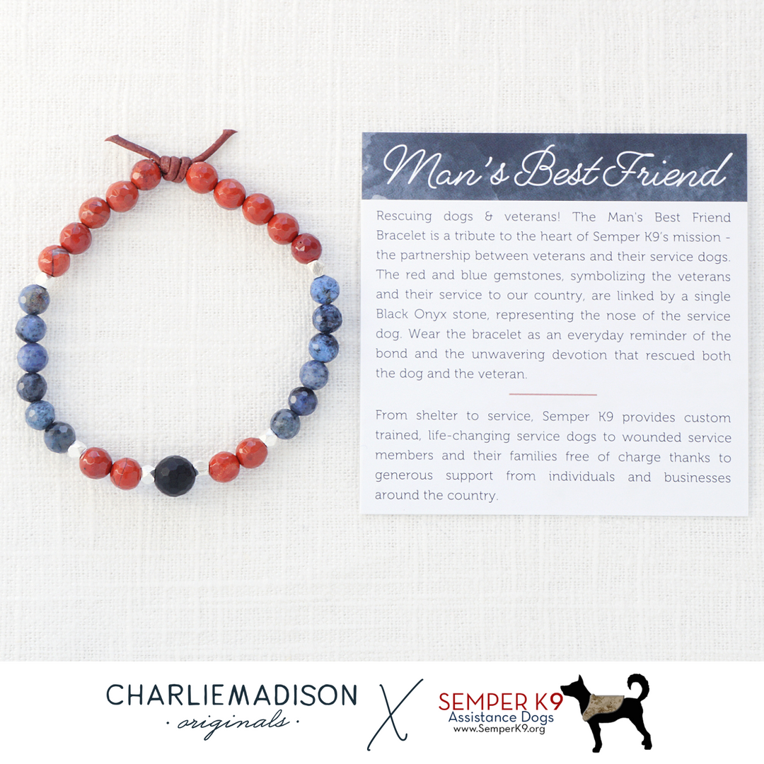 Man's Best Friend Mini Bracelet | Semper K9 X Charliemadison Collaboration