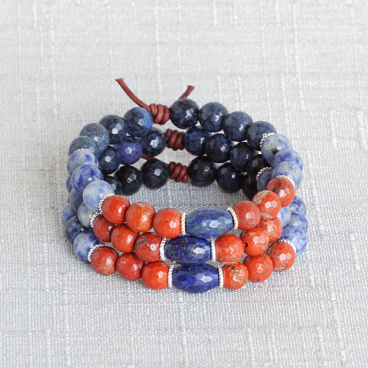 Military Mom Bracelet Stack, Military Jewelry, Military Family Jewelry, Deployment, Soldier, Sailor, Airman, Marine, Coastie, Armed Forces