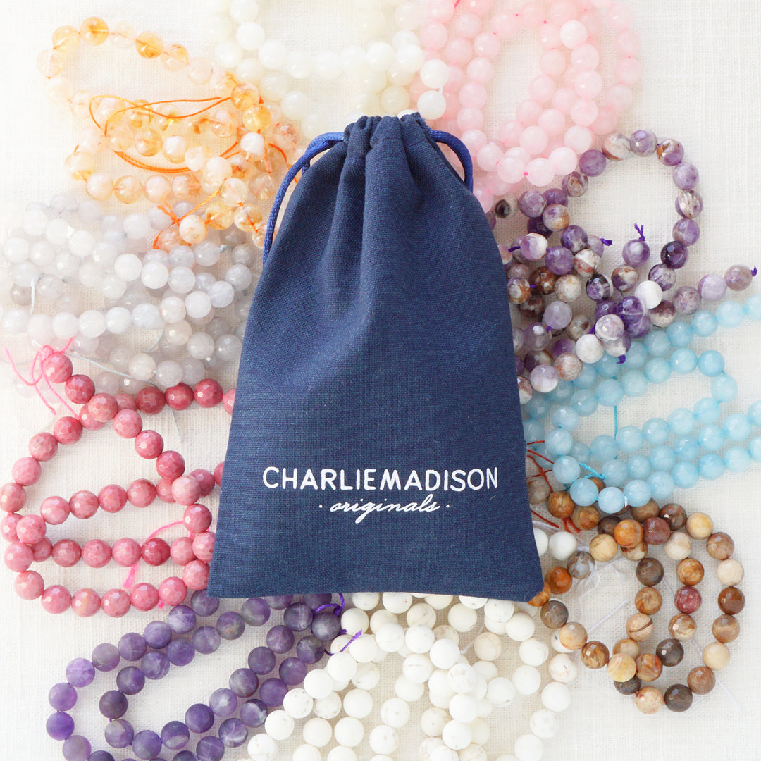 $18 Mystery Bracelet Stackers - Women's 8mm Gemstones
