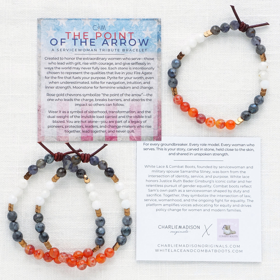 The Point of the Arrow Mini Bracelet | A Military Servicewoman Collaboration