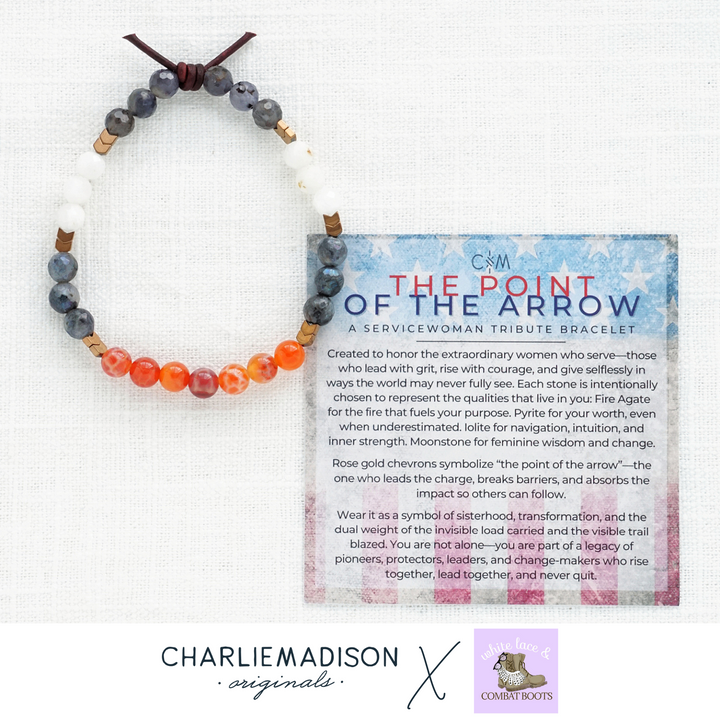 The Point of the Arrow Mini Bracelet | A Military Servicewoman Collaboration