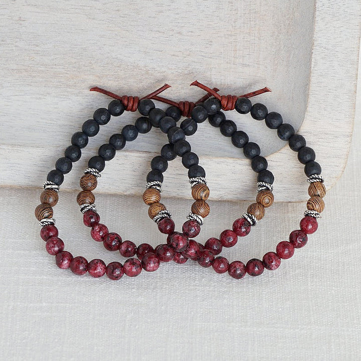 Remember Everyone Deployed (RED) Mini Bracelet Stack of Three, Military Jewelry, Military Spouse Jewelry, Deployment, PCS, Support The Troops, Military Family Jewelry, R.E.D. Fridays, Deployed Troops
