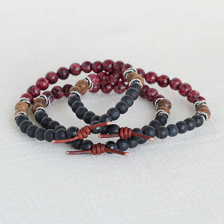 Remember Everyone Deployed (RED) Mini Bracelet Stack of Three, Military Jewelry, Military Spouse Jewelry, Deployment, PCS, Support The Troops, Military Family Jewelry, R.E.D. Fridays, Deployed Troops