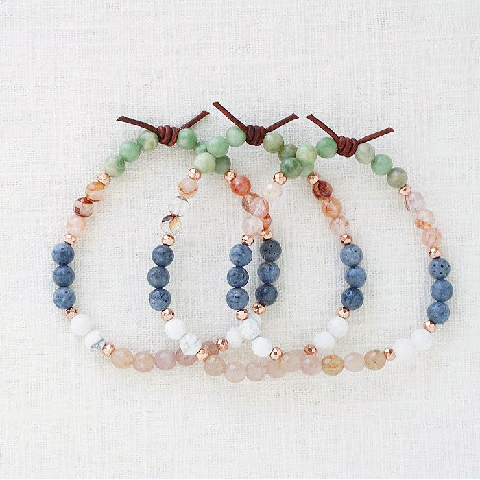 Renewal in Bloom Mini Bracelet | A Military Spouse Collaboration