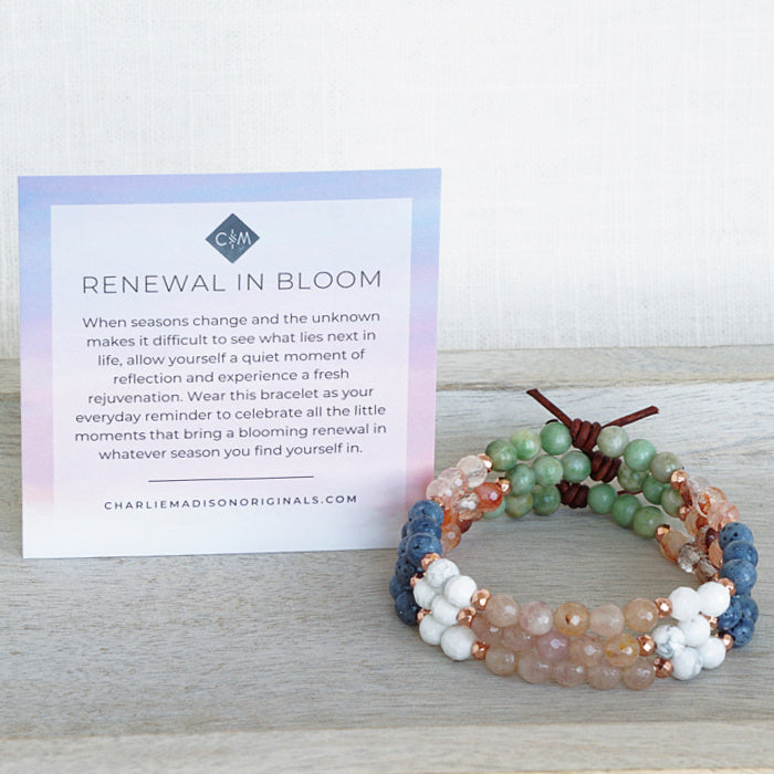 Renewal in Bloom Mini Bracelet | A Military Spouse Collaboration