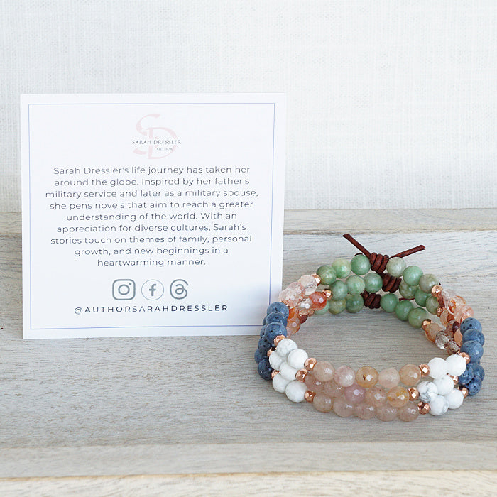 Renewal in Bloom Mini Bracelet | A Military Spouse Collaboration