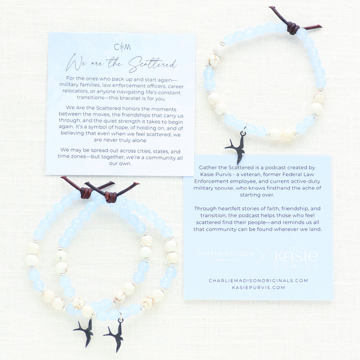 We are the Scattered Mini Bracelet | A Military Spouse Collaboration