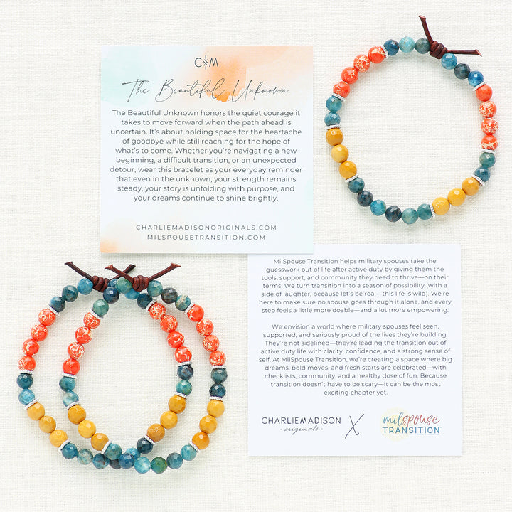 The Beautiful Unknown Mini Bracelet | Milspouse Transition x Charliemadison Collaboration