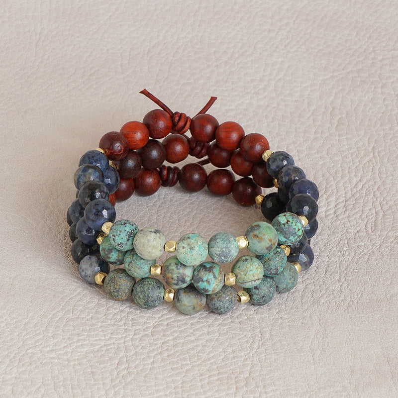 Trust Your Journey Green Bracelet Stack, Personal Journey, Growth, Everything Happens for A Reason, Personal Lessons, Inspirational Bracelet