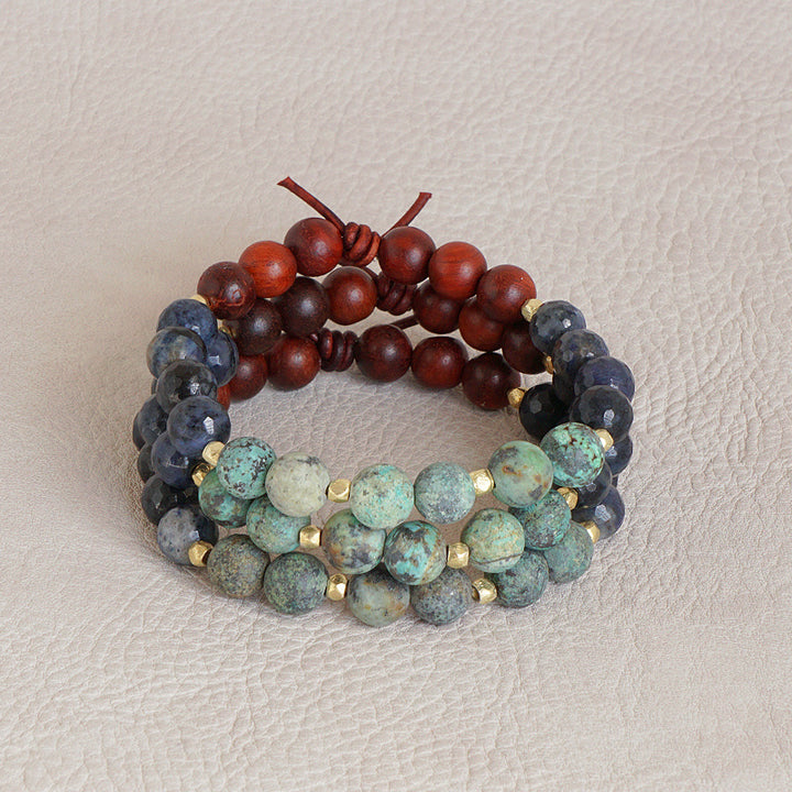 Trust Your Journey Green Bracelet Stack, Personal Journey, Growth, Everything Happens for A Reason, Personal Lessons, Inspirational Bracelet