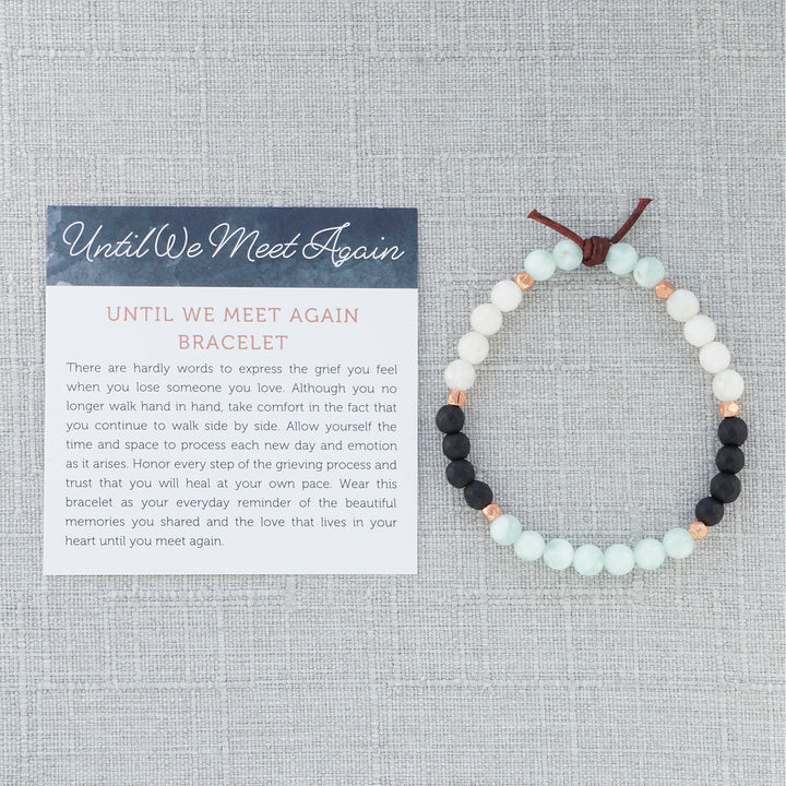 Until We Meet Again Mini Bracelet - Angelite | A Bereavement Bracelet