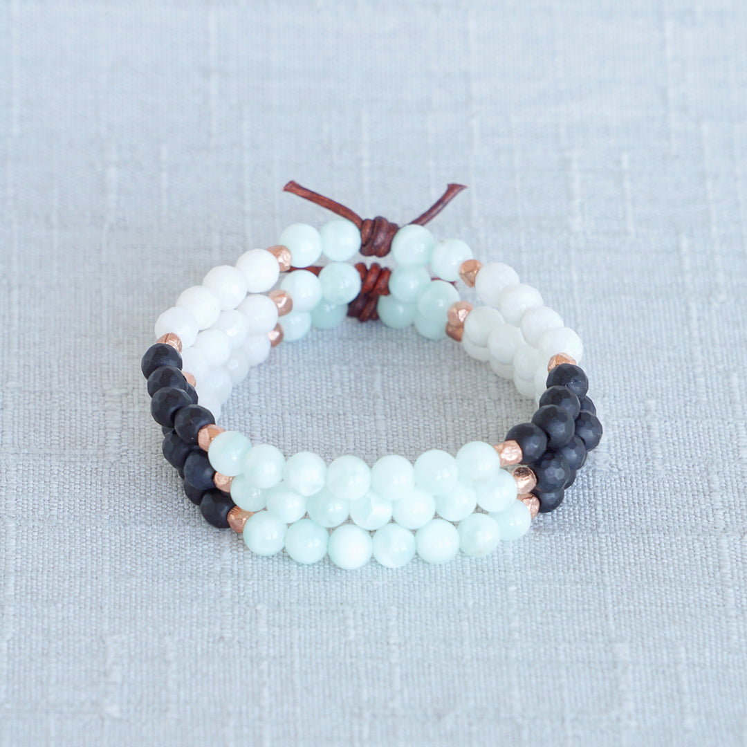 Until We Meet Again Mini Bracelet - Angelite | A Bereavement Bracelet