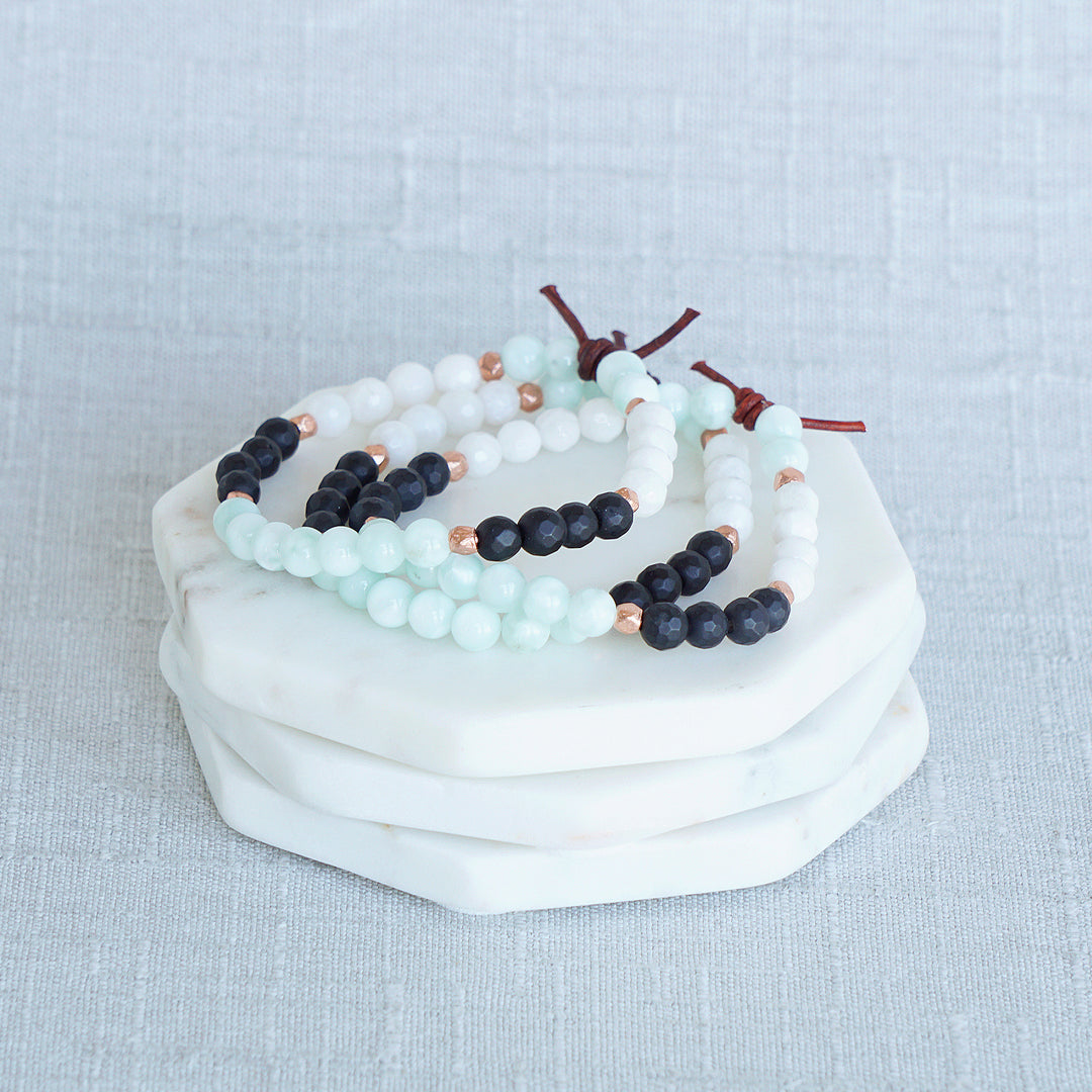Until We Meet Again Mini Bracelet - Angelite | A Bereavement Bracelet