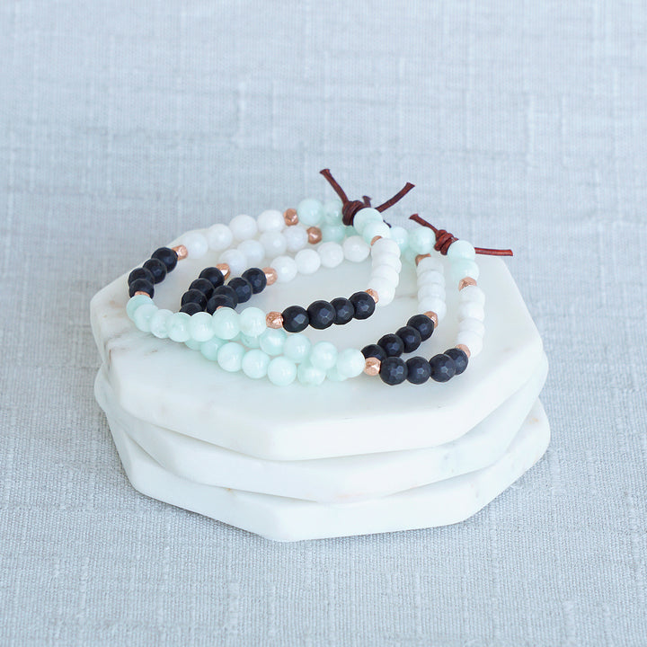 Until We Meet Again Mini Bracelet - Angelite | A Bereavement Bracelet