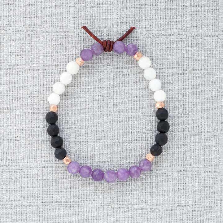 Until We Meet Again Bracelet - Lepidolite | A Bereavement Bracelet