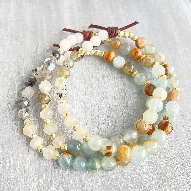 Be Beautiful Mini Bracelet Set of Three, Beauty, Be Yourself, Believe in Yourself, Self Love, Empower, Inspire, You Are Beautiful