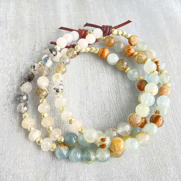 Be Beautiful Mini Bracelet Set of Three, Beauty, Be Yourself, Believe in Yourself, Self Love, Empower, Inspire, You Are Beautiful