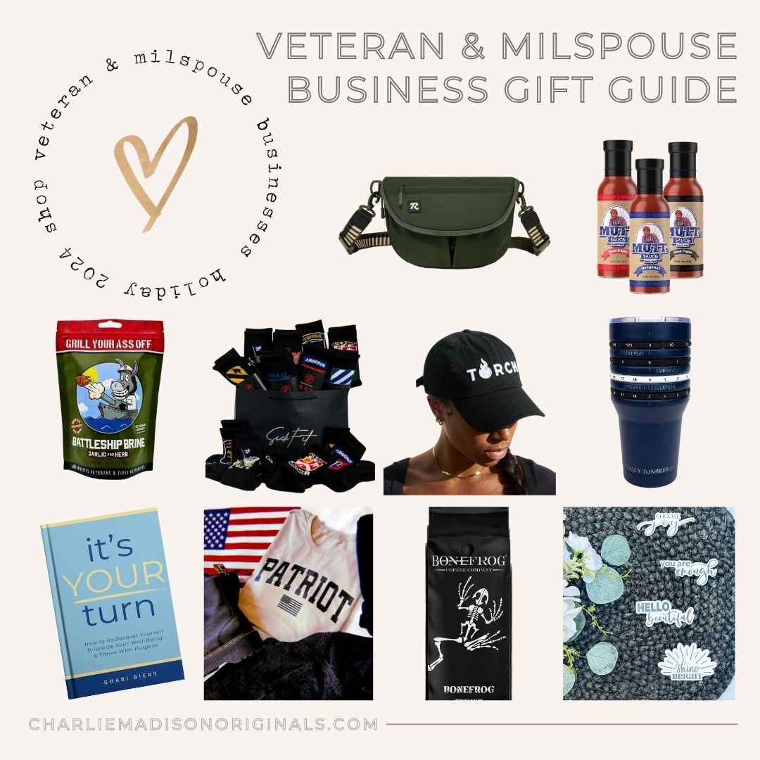 Holiday Gift Guide - Gifts from Veteran and Milspouse Small Businesses