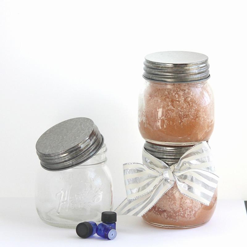 DIY Holiday Gifts | Essential Oil Salt Scrubs - Charliemadison Originals LLC